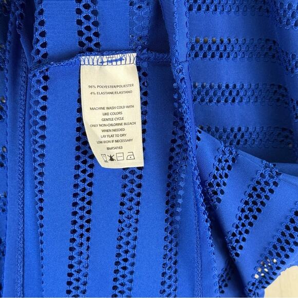 Calvin Klein Royal Blue Swimsuit Coverup Swimwear Women’s Size X-Large Beachwear - Picture 4 of 5